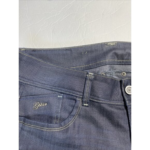 G Star Raw Woman 33x36 Lynn Skinny Dark Blue Denim Jeans - Picture 8 of 8
